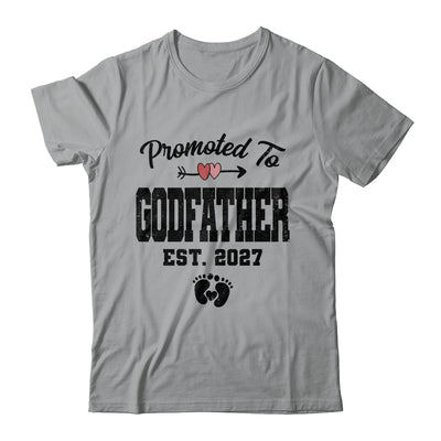 Promoted To Godfather Est 2027 First Time Fathers Day Shirt & Hoodie | siriusteestore