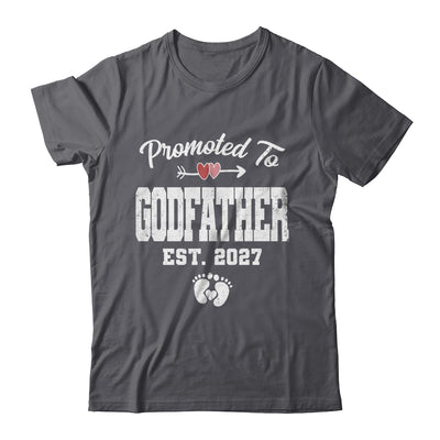 Promoted To Godfather Est 2027 Funny First Time Fathers Day Shirt & Hoodie | siriusteestore