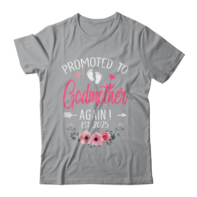 Promoted To Godmother Again Est 2025 Mothers Day Shirt & Tank Top | siriusteestore