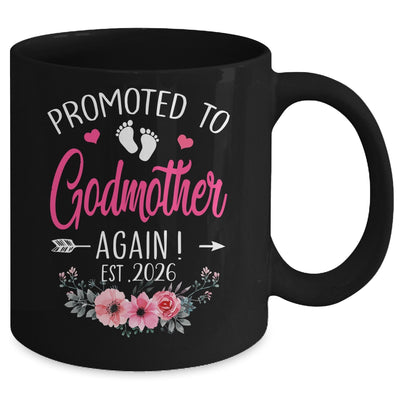 Promoted To Godmother Again Est 2026 Mothers Day Mug | siriusteestore