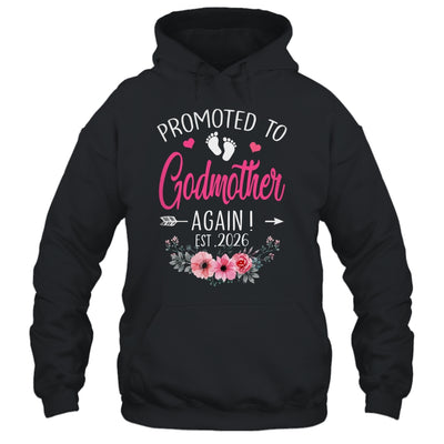 Promoted To Godmother Again Est 2026 Mothers Day Shirt & Tank Top | siriusteestore