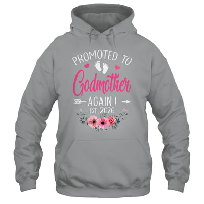 Promoted To Godmother Again Est 2026 Mothers Day Shirt & Tank Top | siriusteestore