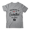 Promoted To Godmother Est 2025 First Time Mothers Day Shirt & Tank Top | siriusteestore