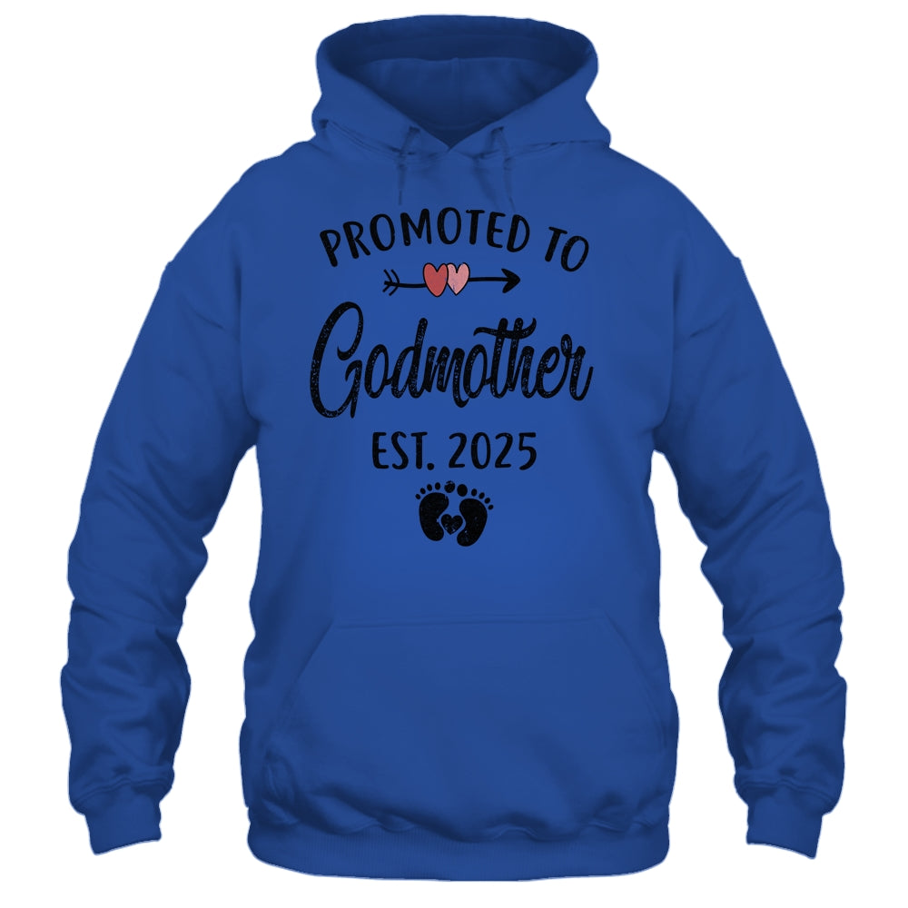 Promoted To Godmother Est 2025 First Time Mothers Day Shirt & Tank Top | siriusteestore