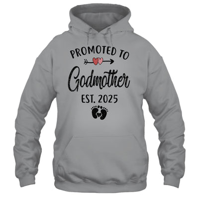 Promoted To Godmother Est 2025 First Time Mothers Day Shirt & Tank Top | siriusteestore