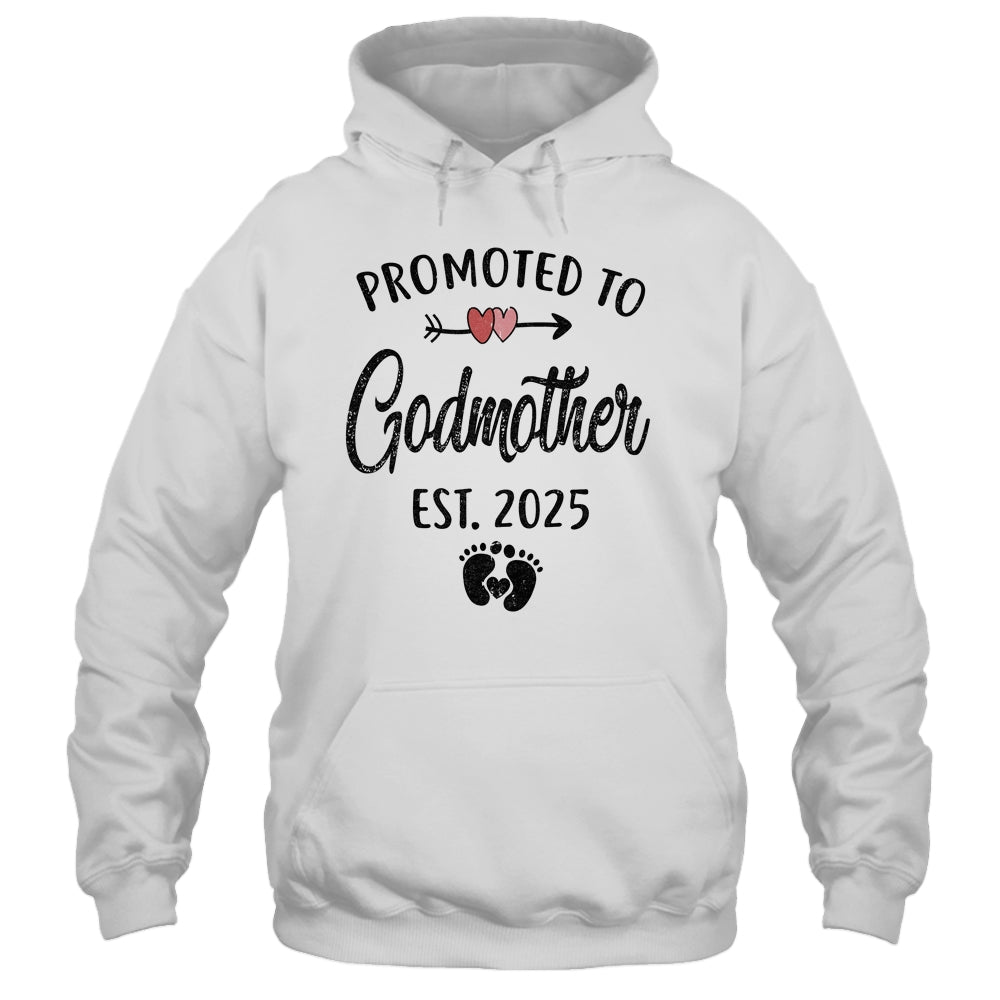 Promoted To Godmother Est 2025 First Time Mothers Day Shirt & Tank Top | siriusteestore