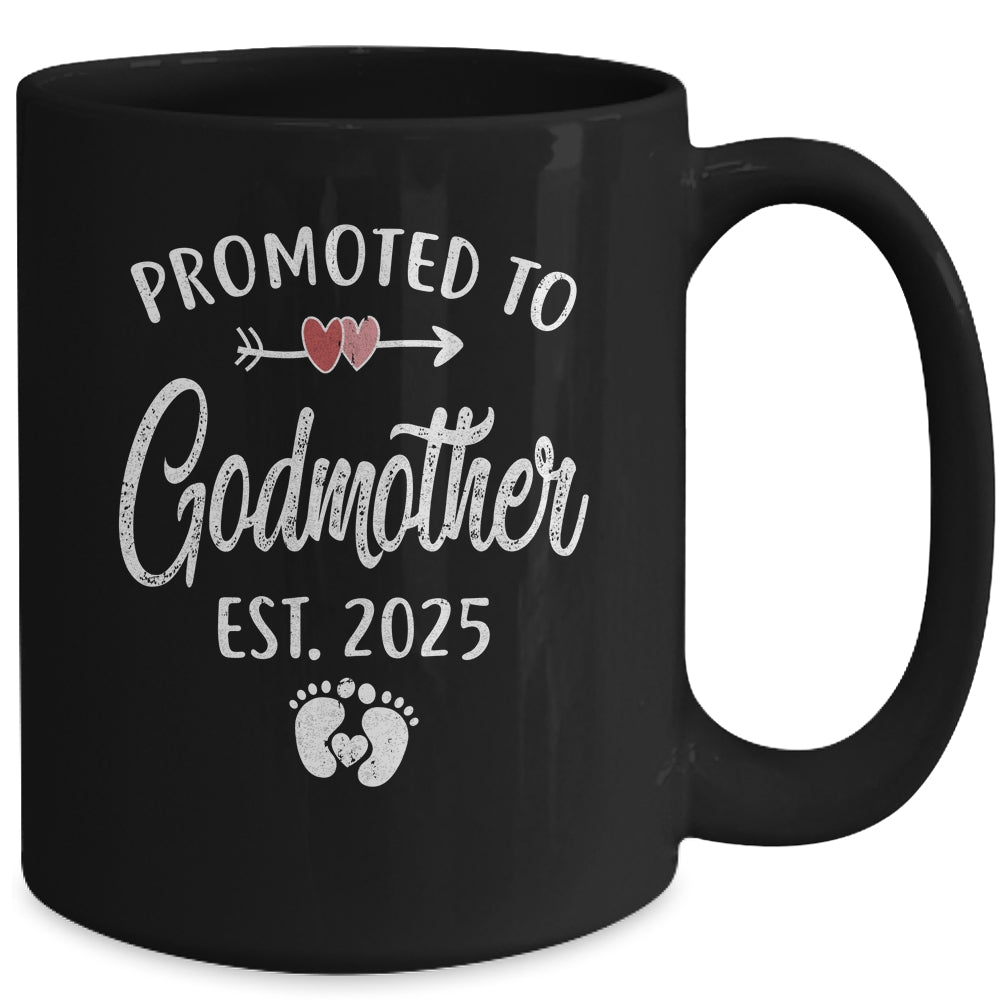 Promoted To Godmother Est 2025 Funny First Time Mothers Day Mug | siriusteestore