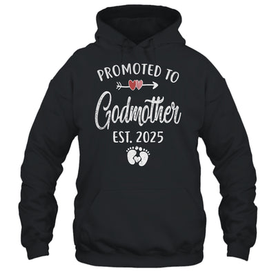 Promoted To Godmother Est 2025 Funny First Time Mothers Day Shirt & Tank Top | siriusteestore