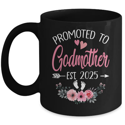 Promoted To Godmother Est 2025 Mothers Day First Time Mug | siriusteestore