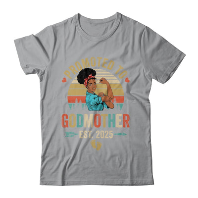 Promoted To Godmother Est 2025 Vintage First Time Aunt Shirt & Tank Top | siriusteestore