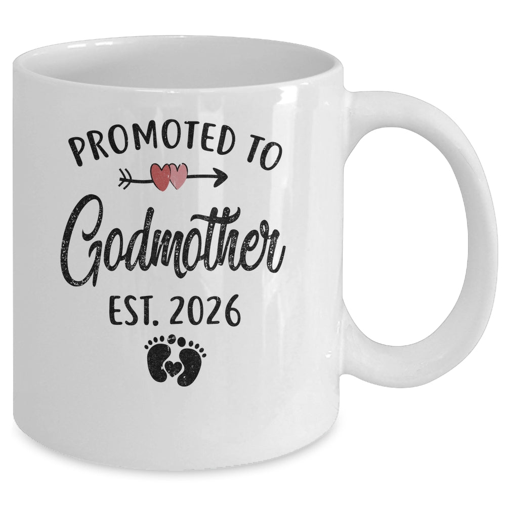 Promoted To Godmother Est 2026 First Time Mothers Day Mug | siriusteestore