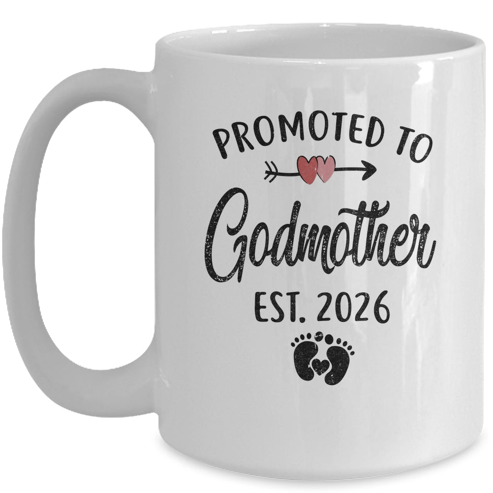 Promoted To Godmother Est 2026 First Time Mothers Day Mug | siriusteestore