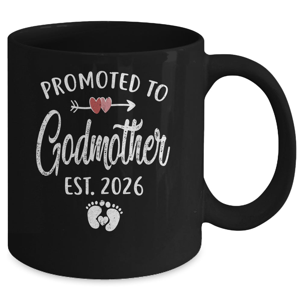 Promoted To Godmother Est 2026 Funny First Time Mothers Day Mug | siriusteestore