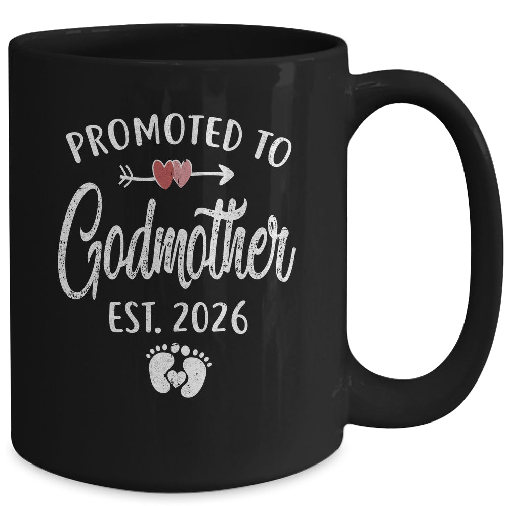 Promoted To Godmother Est 2026 Funny First Time Mothers Day Mug | siriusteestore