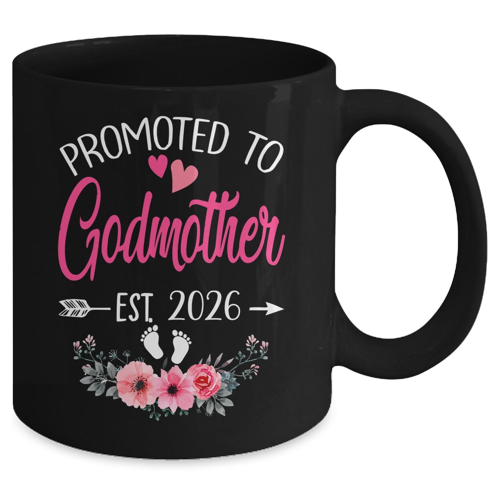 Promoted To Godmother Est 2026 Mothers Day First Time Mug | siriusteestore