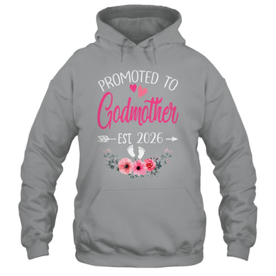 Promoted To Godmother Est 2026 Mothers Day First Time Shirt & Tank Top | siriusteestore