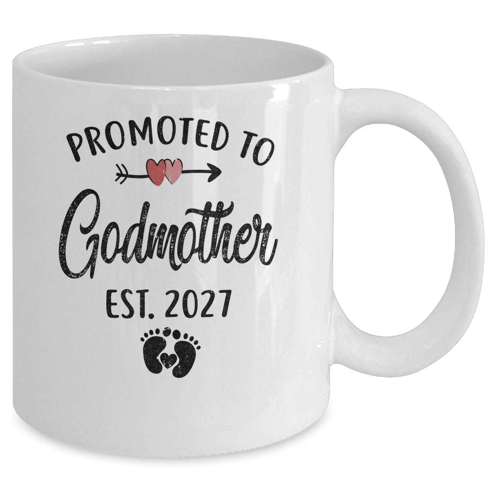 Promoted To Godmother Est 2027 First Time Mothers Day Mug | siriusteestore