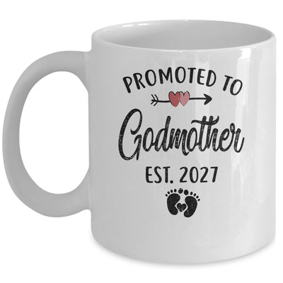 Promoted To Godmother Est 2027 First Time Mothers Day Mug | siriusteestore