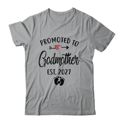 Promoted To Godmother Est 2027 First Time Mothers Day Shirt & Hoodie | siriusteestore