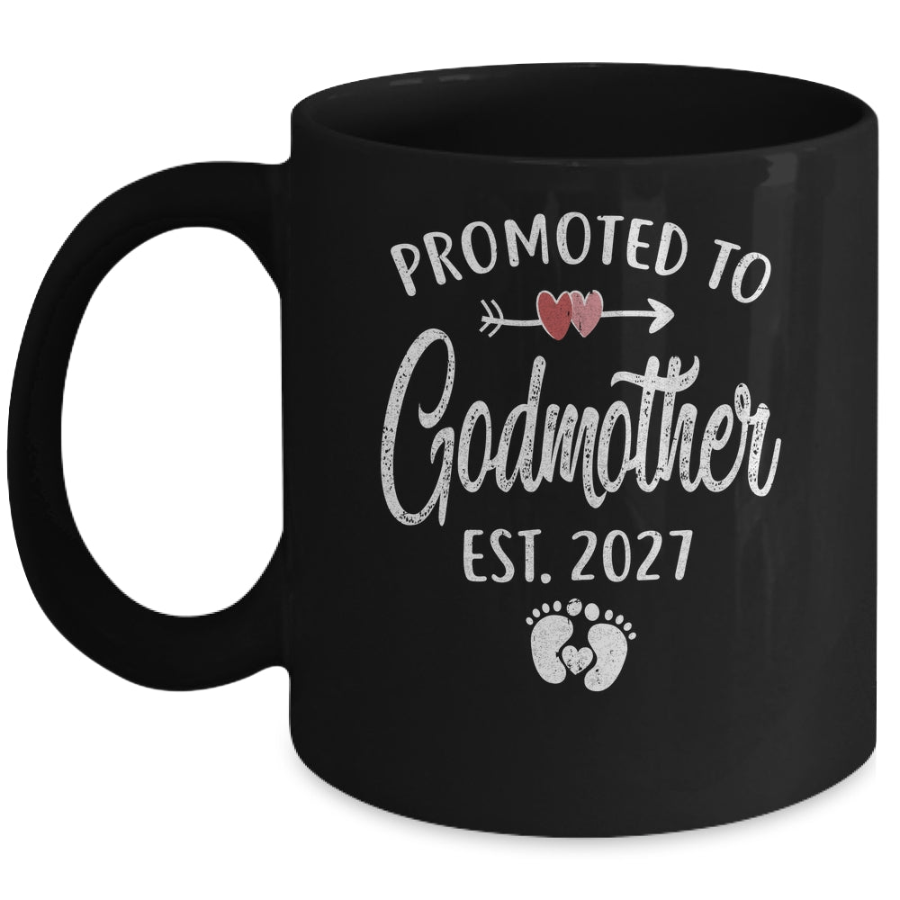 Promoted To Godmother Est 2027 Funny First Time Mothers Day Mug | siriusteestore