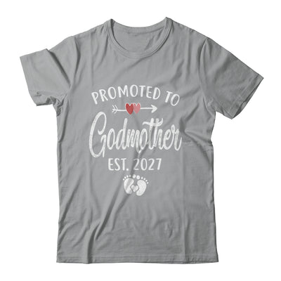 Promoted To Godmother Est 2027 Funny First Time Mothers Day Shirt & Hoodie | siriusteestore