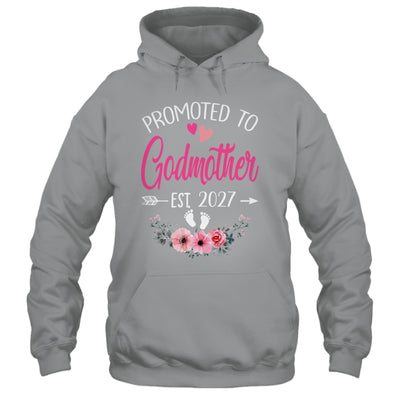 Promoted To Godmother Est 2027 Mothers Day First Time Shirt & Tank Top | siriusteestore