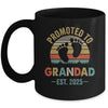 Promoted To Grandad Est 2025 Fathers Day Vintage Mug | siriusteestore