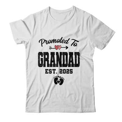 Promoted To Grandad Est 2025 First Time Fathers Day Shirt & Hoodie | siriusteestore