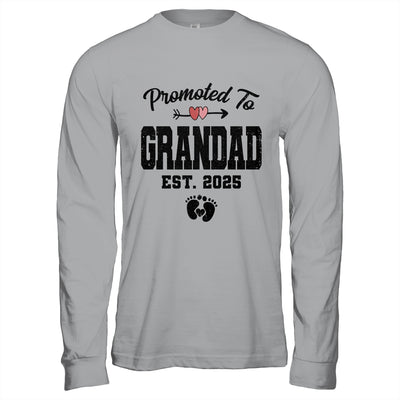 Promoted To Grandad Est 2025 First Time Fathers Day Shirt & Hoodie | siriusteestore