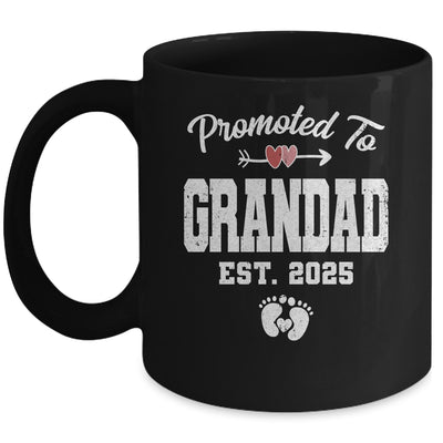 Promoted To Grandad Est 2025 Funny First Time Fathers Day Mug | siriusteestore