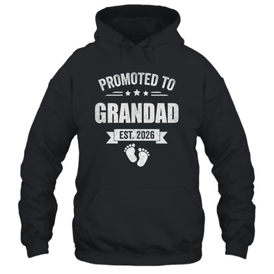 Promoted To Grandad Est 2026 Fathers Day First Time New Shirt & Hoodie | siriusteestore