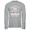 Promoted To Grandma 2026 First Time Floral New Grandma Shirt & Hoodie | siriusteestore