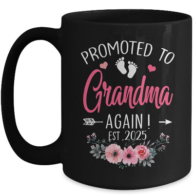 Promoted To Grandma Again Est 2025 Mothers Day Mug | siriusteestore