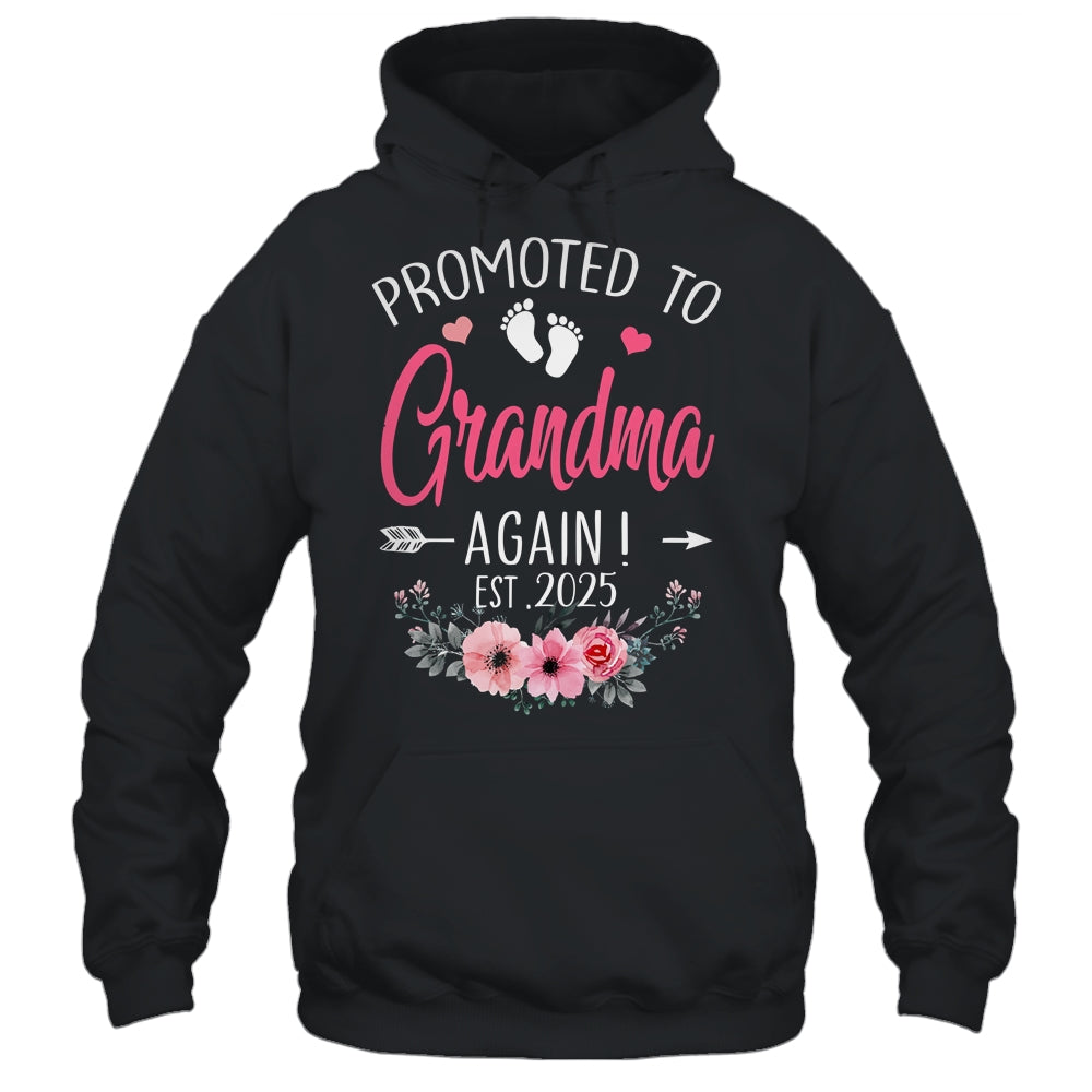 Promoted To Grandma Again Est 2025 Mothers Day Shirt & Tank Top | siriusteestore
