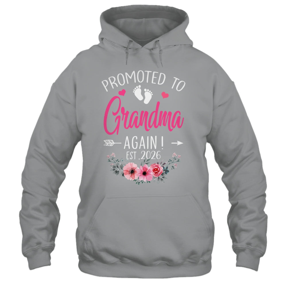 Promoted To Grandma Again Est 2026 Mothers Day Shirt & Tank Top | siriusteestore
