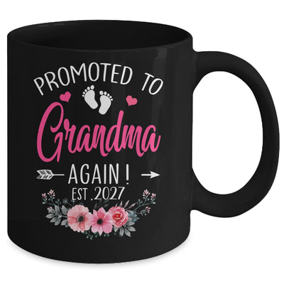 Promoted To Grandma Again Est 2027 Mothers Day Mug | siriusteestore
