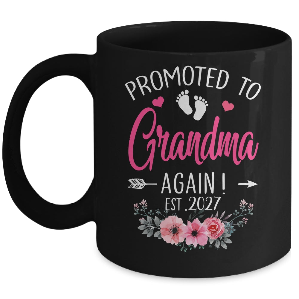 Promoted To Grandma Again Est 2027 Mothers Day Mug | siriusteestore
