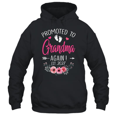 Promoted To Grandma Again Est 2027 Mothers Day Shirt & Tank Top | siriusteestore