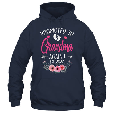 Promoted To Grandma Again Est 2027 Mothers Day Shirt & Tank Top | siriusteestore