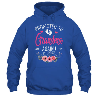 Promoted To Grandma Again Est 2027 Mothers Day Shirt & Tank Top | siriusteestore