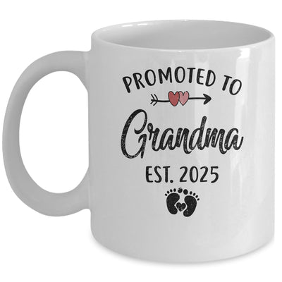 Promoted To Grandma Est 2025 First Time Mothers Day Mug | siriusteestore