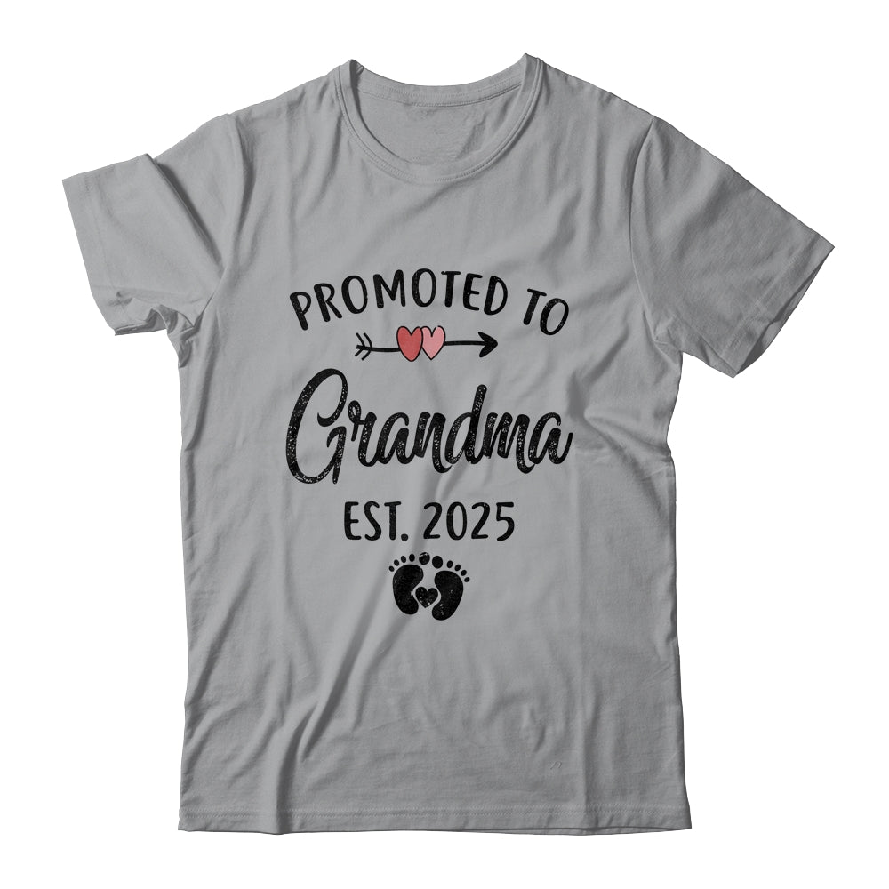 Promoted To Grandma Est 2025 First Time Mothers Day Shirt & Tank Top | siriusteestore