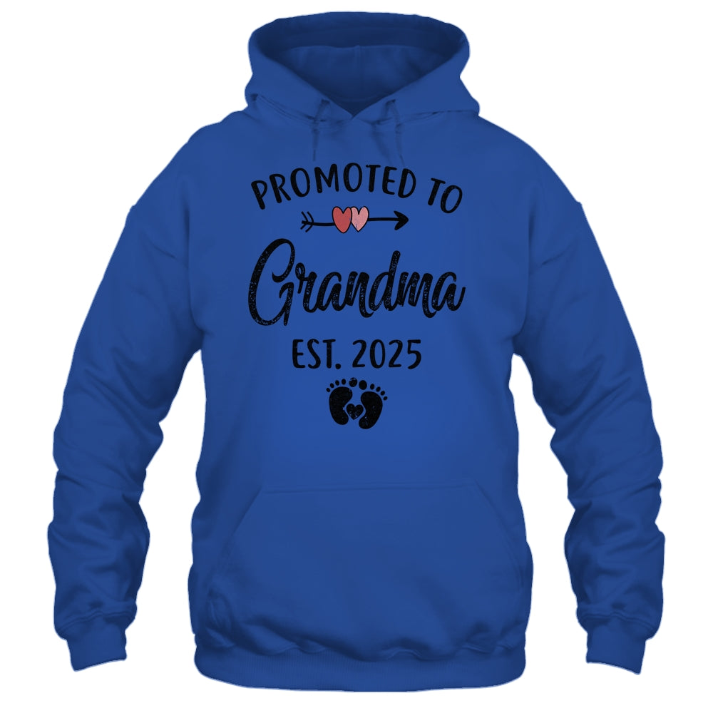 Promoted To Grandma Est 2025 First Time Mothers Day Shirt & Tank Top | siriusteestore