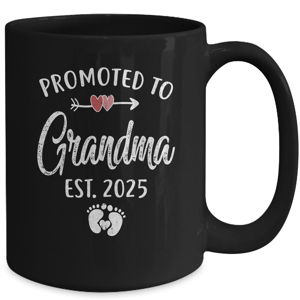 Promoted To Grandma Est 2025 Funny First Time Mothers Day Mug | siriusteestore
