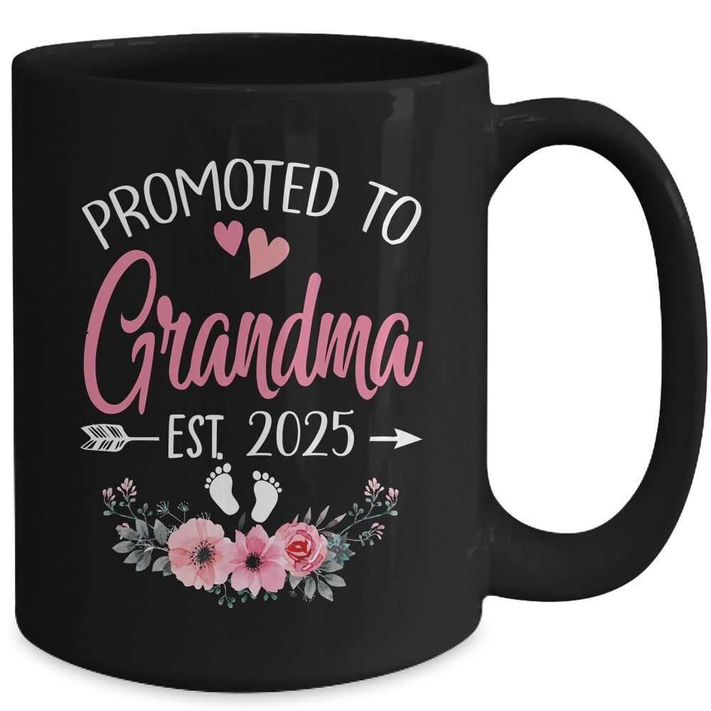 Promoted To Grandma Est 2025 Mothers Day First Time Mug | siriusteestore
