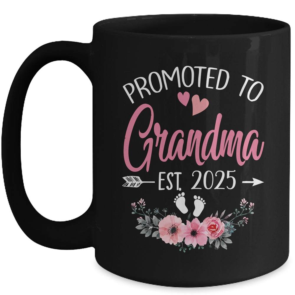 Promoted To Grandma Est 2025 Mothers Day First Time Mug | siriusteestore