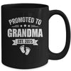 Promoted To Grandma Est 2025 Mothers Day First Time New Mug | siriusteestore