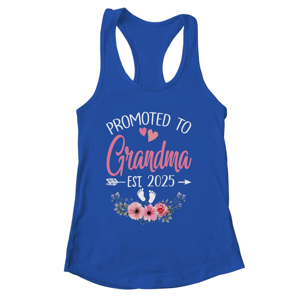 Promoted To Grandma Est 2025 Mothers Day First Time Shirt & Tank Top | siriusteestore