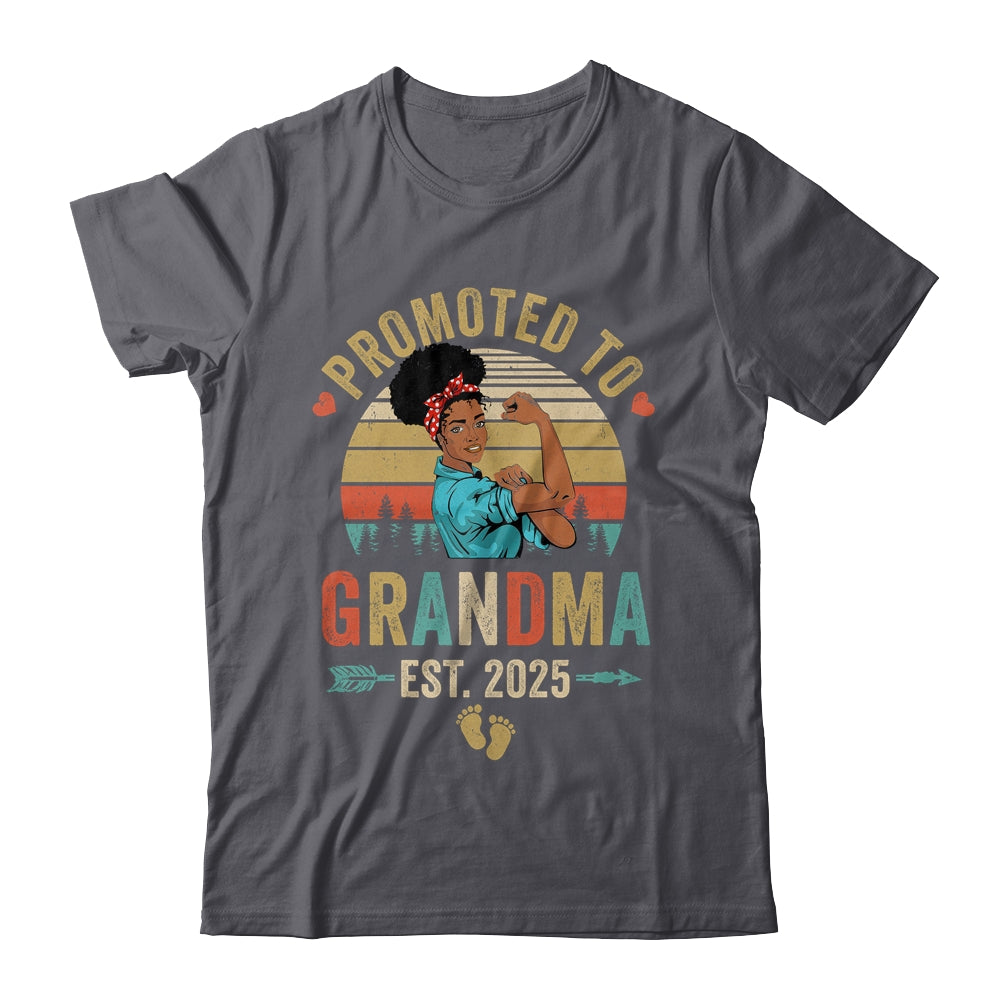 Promoted To Grandma Est 2025 Vintage First Time Grandma Shirt & Tank Top | siriusteestore