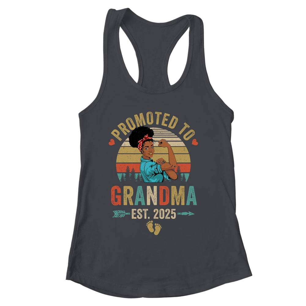 Promoted To Grandma Est 2025 Vintage First Time Grandma Shirt & Tank Top | siriusteestore